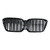 2022+ BMW IX3 G08 LCI Double Slat Front Kidney Grille Gloss Black Generic 2022+ BMW IX3 G08 LCI Double Slat Front Kidney Grille Gloss Black Generic