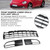 2012-2016 VW Beetle Front Bumper Lower Grille + Fog Light Grille W/ Chrome Generic