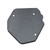 2019-2023 Yamaha Tenere Kickstand Enlarge Plate Pad Black Generic 2019-2023 Yamaha Tenere Kickstand Enlarge Plate Pad Black Generic