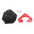 2019-2023 Yamaha Tenere Kickstand Enlarge Plate Pad Red Generic 2019-2023 Yamaha Tenere Kickstand Enlarge Plate Pad Red Generic