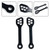 1999-2024 Suzuki Hayabusa GSX1300R Suspension Lowering Adjust Links Kit Black Generic