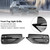 2021-2024 Volvo XC90 2 * Front Fog Light Grille Left & Right Black 31663514 31663515 Generic