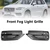 2021-2024 Volvo XC90 2 * Front Fog Light Grille Left & Right Black 31663539 31663540 Generic
