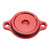 Engine Oil Filter Cover Red For Honda Super Cub C125 Hunter Cub CT110 CT125