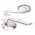 1965-1969 Honda S90 Rearview Mirrors Left and Right M8x1.25 88120-028-600 88110-028-600 Chrome Generic