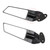 2019-2023 Yamaha YZF-R3 CNC Aluminum Adjustable Swivel Winglet Mirror White Generic