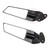 2013-2023 Honda CBR500R CNC Aluminum Adjustable Swivel Winglet Mirror White Generic