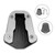 2021-2023 HONDA CRF300L Kickstand Enlarge Plate Pad Silver Generic 2021-2023 HONDA CRF300L Kickstand Enlarge Plate Pad Silver Generic
