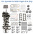 2011-2019 KIA Sorento Sedona 3.3L Engine Rebuild Overhaul Kit w/ Crankshaft Rods Timing 21020-3C410 23110-3CFA0 Generic