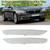 2009-2015 BMW 7 Series F01 F02 2PCS Front M Sport Bumper Moulding Trims 51118047727 51118047728 Chrome Generic