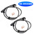 2pcs Rear ABS Wheel Speed Sensors STC3385 ALS1909 for Land Rover Range 1994-2002