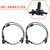 2009-2015 JAGUAR XF X250 3.0D 2pcs Front ABS Wheel Speed Sensors XR851751 ABS1633 VE702108 Generic