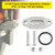 LS series GM V8 engines 1/8" NPT Oil Feed Line Adapter Plate 551533 Generic
