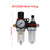 AFC-2000 Pneumatic Air Compressor Filter Regulator Moisture Trap Pressure Gauge