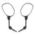 Before 1999 Piaggio Zip Base 50cc AC Rearview Mirrors Left and Right M8x1.25 271018 Black Generic