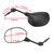Before 1999 Piaggio Zip SSL 25 Rearview Mirrors Left and Right M8x1.25 271018 Black Generic