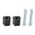 2012-2023 BETA RR RS 125-498 All Models CNC Aluminum Handlebar Risers Rise Up 25mm Black Generic
