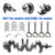 2010- Hyundai Elantra Forte KIA G4NB 1.8L Engine Crankshaft & Rods & Bearings Set 230402E000 Generic