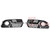 2013-2017 Audi Q5 S-Line SQ5 Front Bumper Fog Light Grille Gloss Black Chrome Generic