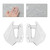2024 BMW R1300GS Windshield Plate Side Panels Clear Generic