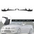 2003-2006 BMW 3 E46 COUPE CABRIO LCI L+R Pair Upper Headlight Cover Strip Set 63126934751 Generic