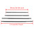 2001-2005 Honda Civic 4pcs Weatherstrip Window Seal 72410S5A003 Generic 2001-2005 Honda Civic 4pcs Weatherstrip Window Seal 72410S5A003 Generic
