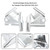 1999-2011 Yamaha V-Star XVS1100 Front Fork Upper Frame Neck Cover Chrome Generic