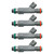 2007-2011 SAAB 9-3 2.0L Turbo VOLVO S80 & XC90 4PCS Fuel Injector 55559397 Gray Generic