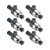 1986-1993 OLDSMOBILE ACHIEVA CUTLASS FIRENZA 6PCS Fuel Injector 5235136 Silver Generic