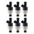 1985-1994 PONTIAC 6000 FIREBIRD GRAND SUNBIRD 6PCS Fuel Injector 5235136 Silver Generic