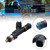 2003-2010 Ford F150 F250 F350 5.4L E150 E250 E-350 1PCS Fuel Injector 0280158138 Black Generic
