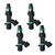 2014-2018 Nissan Altima Rogue 2.5L 4PCS Fuel Injector 16600-9HP0A Black Generic
