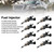 2015-2018 Cadillac Escalade 8PCS Fuel Injector 12668393 Silver Generic