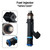 VAUXHALL 1.0L 1.2L 1.4L 1PCS PETROL ENGINE FUEL INJECTOR 24420543 Black Generic
