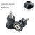 Swingarm Spools Slider Stand Screws For KAWASAKI NINJA SUZUKI GSX-S CBR MONSTER