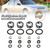 4PCS Side Feed Fuel Injector Repair Kit Filters Seals O-Rings Pintle Caps 4PCS Side Feed Fuel Injector Repair Kit Filters Seals O-Rings Pintle Caps