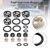 4PCS Side Feed Fuel Injector Repair Kit Filters Seals O-Rings Pintle Caps 4PCS Side Feed Fuel Injector Repair Kit Filters Seals O-Rings Pintle Caps