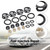 4PCS Side Feed Fuel Injector Repair Kit Filters Seals O-Rings Pintle Caps 4PCS Side Feed Fuel Injector Repair Kit Filters Seals O-Rings Pintle Caps