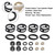 4PCS Side Feed Fuel Injector Repair Kit Filters Seals O-Rings Pintle Caps 4PCS Side Feed Fuel Injector Repair Kit Filters Seals O-Rings Pintle Caps