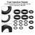 Honda Accord CRX Civic DelSol Prelude Honda Accord CRX Civic DelSol Prelude 4PCS Fuel Injector Seal O-Ring Kit Generic Honda Accord CRX Civic DelSol Prelude Honda Accord CRX Civic DelSol Prelude 4PCS Fuel Injector Seal O-Ring Kit Generic