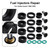 1985-2002 Honda Accord Civic CRX Odyssey CR-V Prelude 4* Fuel Injector Repair Kit O-Rings Seals Generic 1985-2002 Honda Accord Civic CRX Odyssey CR-V Prelude 4* Fuel Injector Repair Kit O-Rings Seals Generic