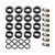 1992-1997 Lexus LS400 SC400 4.0L V8 Fuel Injector Repair Kits 23250-50020 Generic 1992-1997 Lexus LS400 SC400 4.0L V8 Fuel Injector Repair Kits 23250-50020 Generic