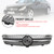 2008-2010 Mercedes CLS-Class W219 CLS500 Diamond Front Radiator Grille Generic