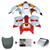 1985-1987 Yamaha RZV500 RD500 Injection Fairing Kit Bodywork Amotopart Fairing #108