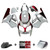 2002-2005 Kawasaki ZX12R Injection Fairing Kit Bodywork Plastic ABS Amotopart Fairing #122
