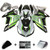 2006-2011 Kawasaki ZX14R ZZR1400 Injection Fairing Kit Bodywork Amotopart Fairing #138
