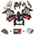 2008-2012 Kawasaki EX250 Ninja250R Injection Fairing Kit Bodywork Plastic ABS Amotopart Fairing #149