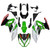 2012-2016 Kawasaki ER-6F Ninja650 Injection Fairing Kit Bodywork Plastic ABS Amotopart Fairing #135