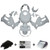 1997-2005 Honda VTR1000F Injection Fairing Kit Bodywork Plastic ABS Amotopart Fairing  #109