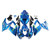2006-2007 Suzuki GSXR600 GSXR750 GSXR 600/750 K6 Injection Fairing Kit Bodywork Plastic ABS Amotopart Fairing #222